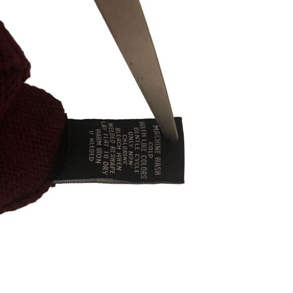 Karissa + Me Women’s Size L Burgundy Sweater Scoop Round Neck Long Sleeve - Picture 10 of 10